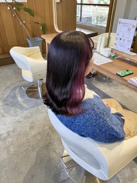 フラム(fulam) インナーカラーバイオレット！