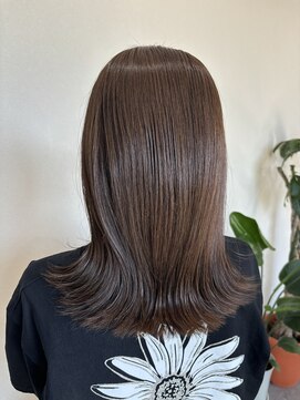 ジュエ 宮子店(jouet) 切りっぱなし×ナチュラルブラウン