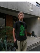 オムズ(OM's)&nbsp;メンズカットスパイキーショートブリーチメンズパーマ