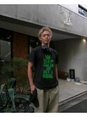 メンズカットスパイキーショートブリーチメンズパーマ