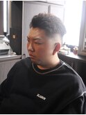 オールバックパーマ