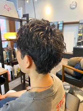 アイリーヘアデザイン(IRIE HAIR DESIGN) 【IRIE HAIR福岡】スパイキーショート×ピンパーマ