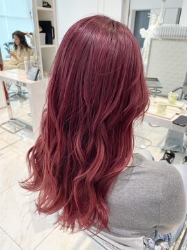 ヘアーアンドメイク ニューヨークニューヨーク 姫路店(Hair&Make NYNY) ワインレッドカラー