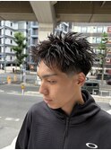 *NOISMフェザーパーマショートスパイキーショート