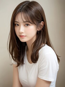 ブロッサム 保谷(Blossom) 20代30代夏に映える！暖色ブラウンカラー×韓国風ロングヘア