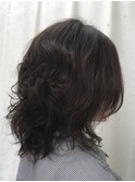 ミディアムレイヤーパーマ