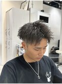 アイロン風アップバング