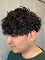 エリマバイフィフス 調布(elima by fifth)&nbsp;再現性高い波巻きスパイラルパーマ×刈り上げマッシュ