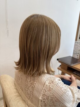 アドラーブル 長岡リップス旭岡店(adorable) 20代30代大人かわいい艶感レイヤー透明感ナチュラルベージュ