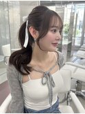 透明感ショコラカラー/顔周りカット/韓国ヘア/表参道/学割