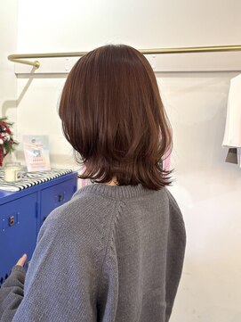 ラック 津田沼(LUCK) 秋のブラウン/ケアブリーチダブルカラーインナーカラー