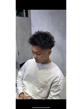 サイファー 心斎橋(CIPHER.) スパイキーピンパーマ