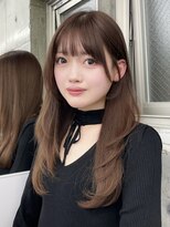 エヌアイ オモテサンドウ(ni omotesando) チョコレートブラウン/冬カラー/レイヤーカット 上野