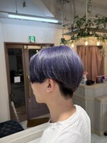 アプリ 南浦和(appri)&nbsp;ダブルカラーラベンダーブルー メンズカット 南浦和 9