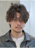 松本メンズカットメンズパーマシャドウパーマセンターパート韓国