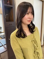 ヴィアス(VIAS.)&nbsp;【YUUNA】顔まわりカット×ブラウンカラー