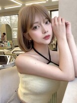 ロンド マーレ 天神大名店(Lond mare)&nbsp;大人ガーリー/小顔/ミディアムレイヤーカット/似合わせカット