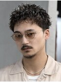 渋谷アクティブショートルーズショートパーマツイストスパイラル
