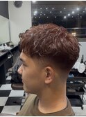 ブラウンレッド　T