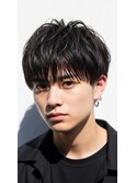 越谷/波巻きツイストスパイラル×ニュアンスパーマ/リバース