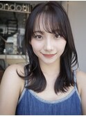 レイヤーカットウルフカットボブグレージュオリーブべージュ
