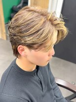 シープドッグ(SHEEP DOG)&nbsp;メッシュキャップハイライト  メンズカット  ホワイトベージュ