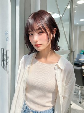 サニー 西中島店(sunny.) 顔周りレイヤーボブ