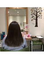 ナノハナ&nbsp;鹿沼で唯一本格ヘッドスパが出来る美容室　サラサラストレート