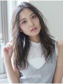 ［air-FUKUOKA　竹石］ ルーズなほつれウェーブロング