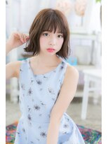 ミック 日暮里店(miq)&nbsp;外ハネカジュアル♪切りっぱなしボブ