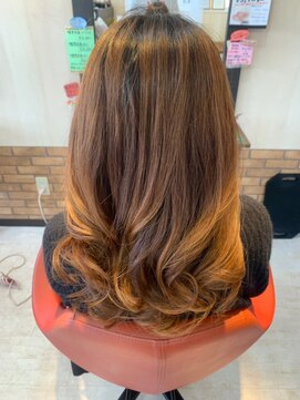 ヘアスタジオブービー デジタルパーマ×ゆるふわ毛先カール♪