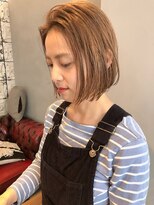 ロティー(loty)&nbsp;《loty酒井美紀》お洒落ミニボブ×ミルクティーベージュ