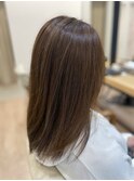 シークレットハイライト×THROWカラー(アッシュグレージュ)