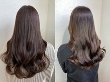 オーガニックカラーから高彩度カラーまで豊富なカラーを用意してるから理想の髪色になれるのが嬉しい♪