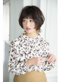 オススメ☆アッシュブラウンネオウルフツイストパーマ外ハネボブ
