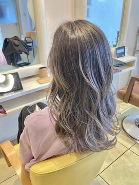 チアー(Cheer) バレイヤージュ×シルバー