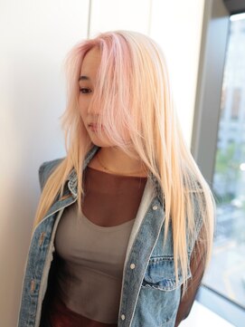 プネル(punel) 【明治神宮前/ダブルカラー/ケアブリーチ/インナーカラー】