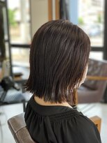 メル(Mel) ☆Mel発☆グレージュ☆前下がり☆ボブ☆ハイライト☆外ハネ