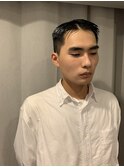 メンズセンターパート