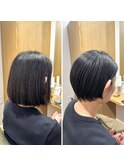 ボブからショートにスタイリングチェンジ