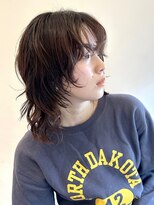 相性抜群◎ウルフボブ×パーマスタイル