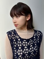 ホスタ 大阪梅田店(fosta)&nbsp;ベージュインナーカラーショートボブレイヤーミディアム前髪