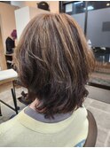 セミロングスタイル