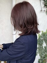 リフデザインラボビオ(riff design labo bio)&nbsp;レイヤーカット／レッドブラウン