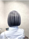人気のミニボブと相性抜群なアンブレラカラー