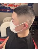 坊主フェード！