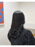 黒髪ロングスタイル