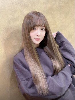 ガルボヘアー 桟橋店(garbo hair)の写真/【高知で髪質改善とプルシールエクステといえばガルボヘアー桟橋店】髪の芯から輝くうる艶ヘアに♪