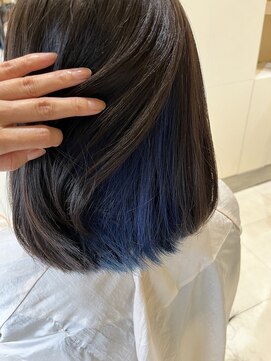 ボブインターナショナル(bob international) 色落ちも可愛いおしゃれブルー