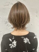 ダブルトーキョー シブヤ(W-TOKYO SHIBUYA)&nbsp;くびれウルフ×ハイライトボブウルフ　ウルフカット